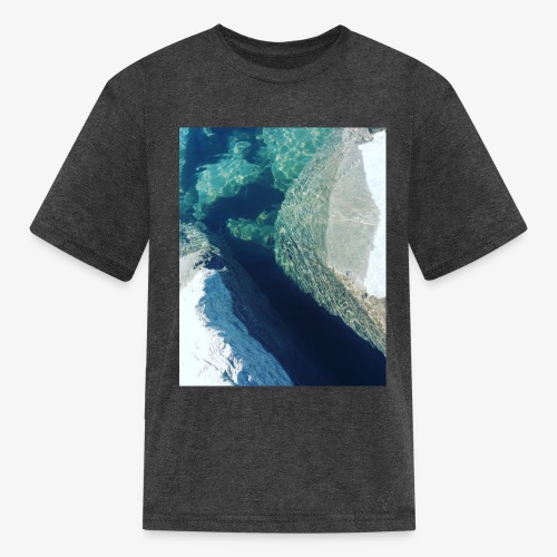 Rock underwater in New Zealand - Kids' T-Shirt