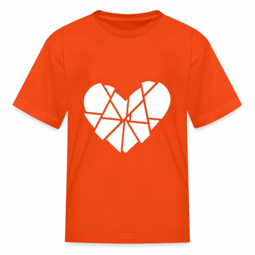 Heart Broken Shards Anti Valentine's Day - Kids' T-Shirt