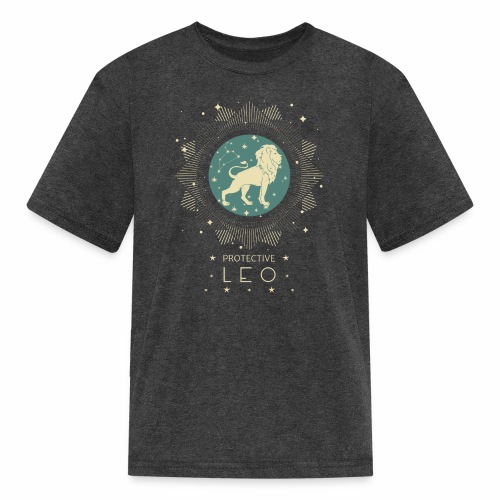 Zodiac sign Leo constellation birthday July August - Kids' T-Shirt