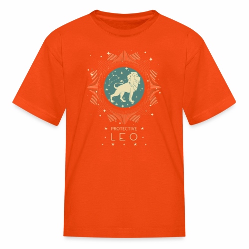Zodiac sign Leo constellation birthday July August - Kids' T-Shirt