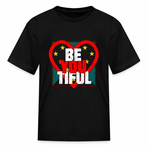 Beautiful BeYouTiful Heart Self Love Gift Ideas - Kids' T-Shirt