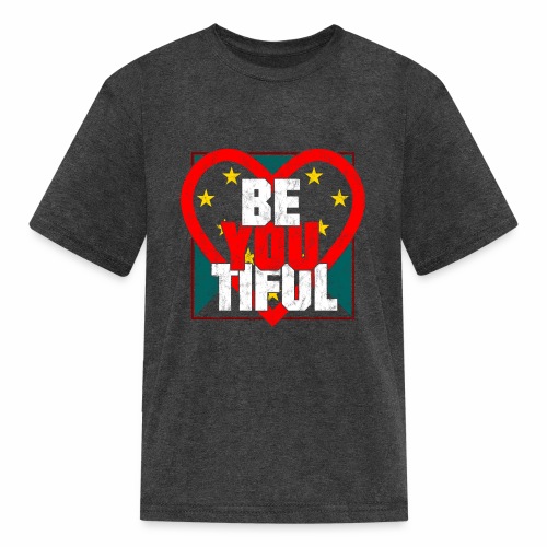 Beautiful BeYouTiful Heart Self Love Gift Ideas - Kids' T-Shirt