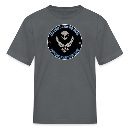 BlackOpsTransBigger1 Front with Mr Grey Back Logo - Kids' T-Shirt