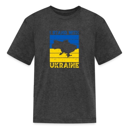 Retro I Stand with Ukraine - Kids' T-Shirt
