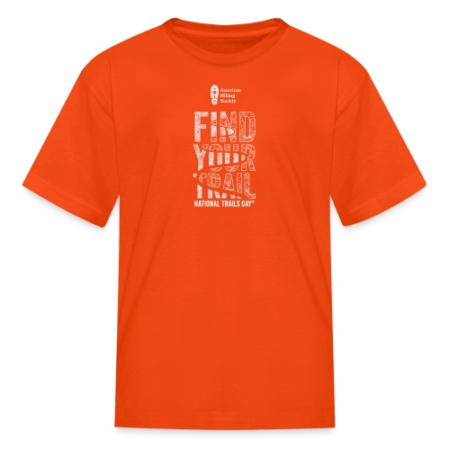 Find Your Trail Topo: National Trails Day - Kids' T-Shirt