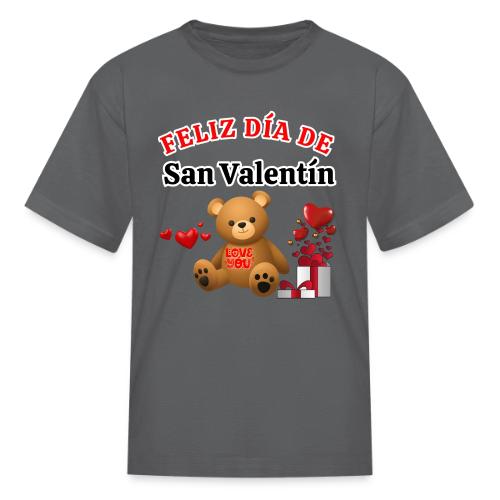 Valentine's Day Celebration Bears Love Hearts. - Kid's T-Shirt