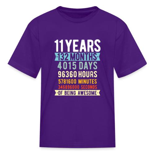 11th Birthday 11 Years Old Vintage - Kid's T-Shirt