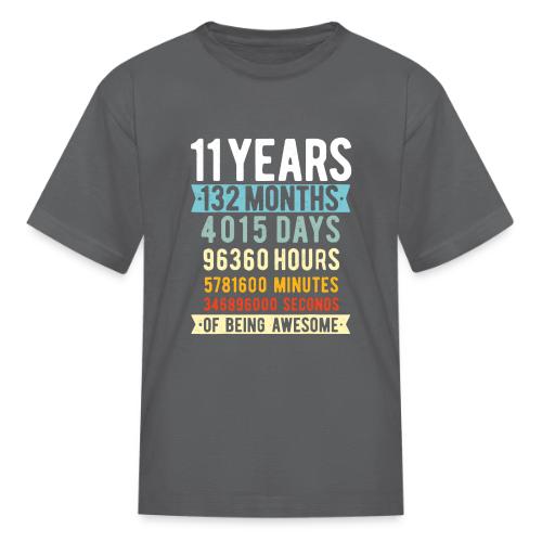 11th Birthday 11 Years Old Vintage - Kid's T-Shirt