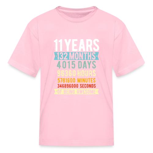 11th Birthday 11 Years Old Vintage - Kid's T-Shirt