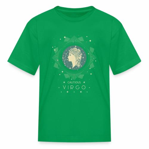 Zodiac sign Cautious Virgo August September - Kid's T-Shirt