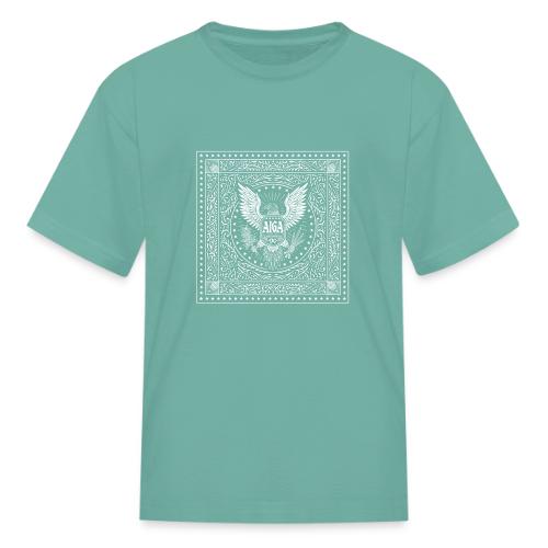 AIGA DC Stamp of Approval (white) - Kid's T-Shirt