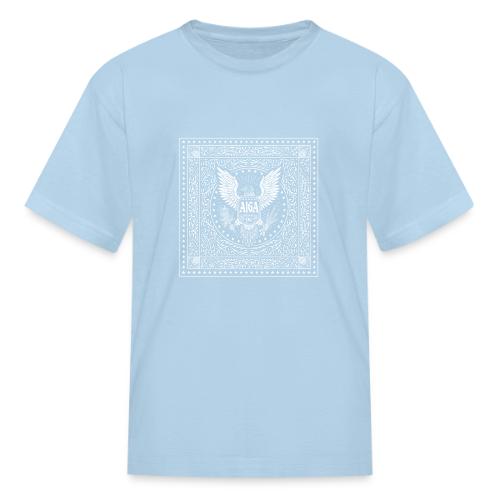 AIGA DC Stamp of Approval (white) - Kid's T-Shirt