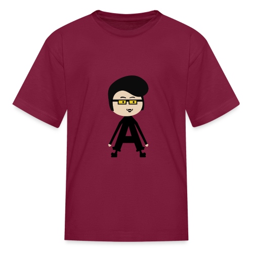 Alphabet Letter A - Extra Long Arms Anders - Kids' T-Shirt