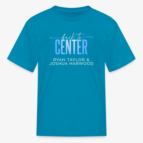 Back to Center Title White - Kids' T-Shirt