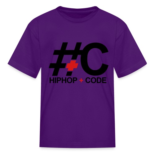 hiphopandcode-logo-2color - Kids' T-Shirt