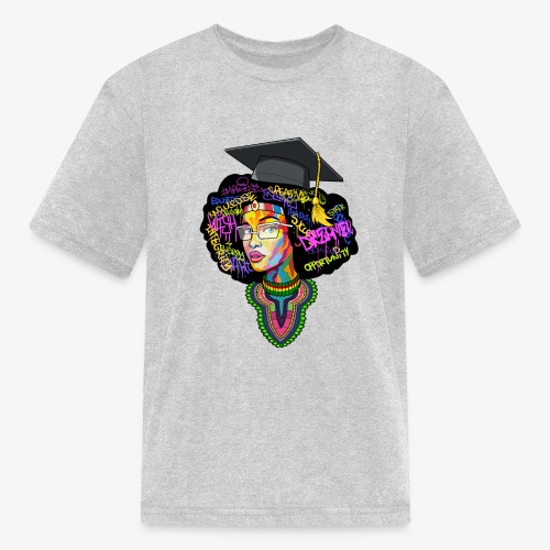 Black Educated Queen School - Kids' T-Shirt