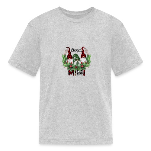 Blessed Mimi Christmas Gnome Grandma Gift shirt - Kids' T-Shirt