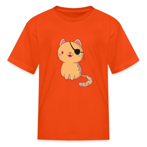 Cat with 3D glasses doing Vision Therapy! - Kids' T-Shirt