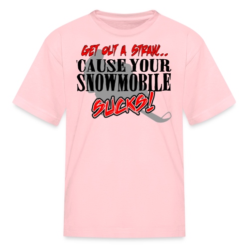 Snowmobile Sucks - Kids' T-Shirt