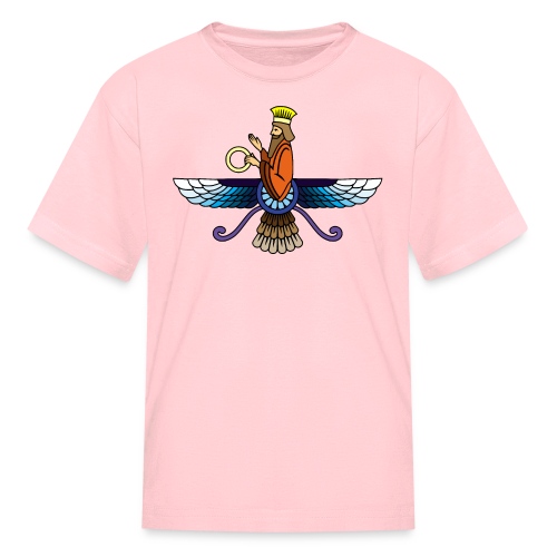 Faravahar and colors 6 - Kids' T-Shirt