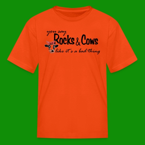 Rocks & Cows Bad Thing - Kids' T-Shirt