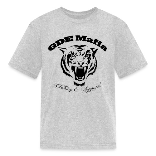 Bengal Tiger ALL Black - GDE Mafia - Kids' T-Shirt