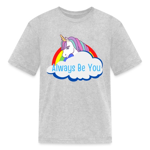 Central Intelligence Unicorn Rainbow Cloud - Kids' T-Shirt
