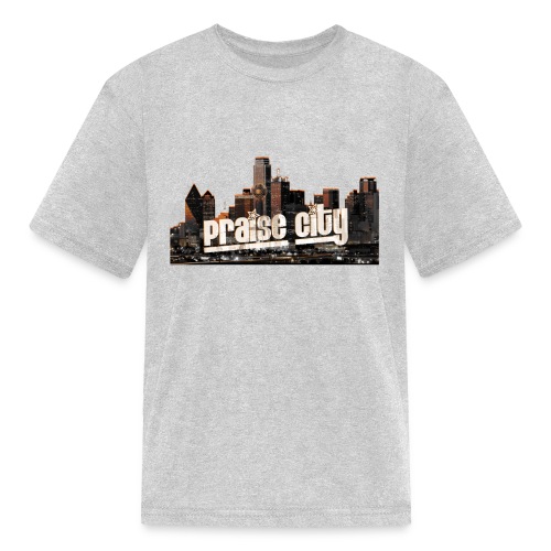 Praise City sun skyline - Kids' T-Shirt