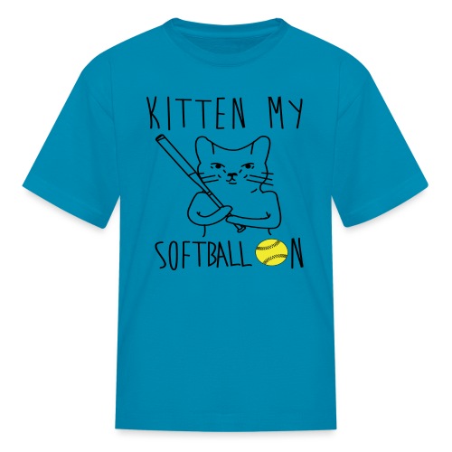kitten my softballon - Kids' T-Shirt