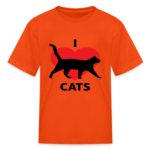 I Love Cats - Kids' T-Shirt