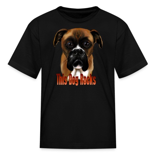 This Dog Rocks - Kids' T-Shirt