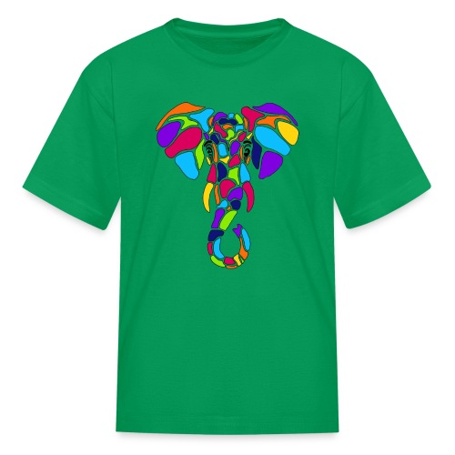 Art Deco elephant - Kids' T-Shirt
