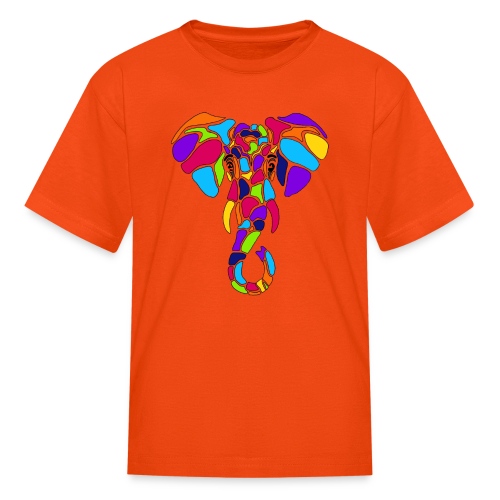 Art Deco elephant - Kids' T-Shirt