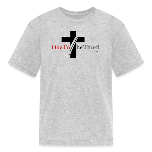 OneToTheThirdshadowHRTM.png - Kids' T-Shirt
