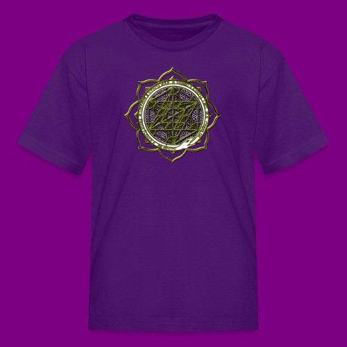 Energy Immersion, Metatron's Cube Flower of Life - Kids' T-Shirt