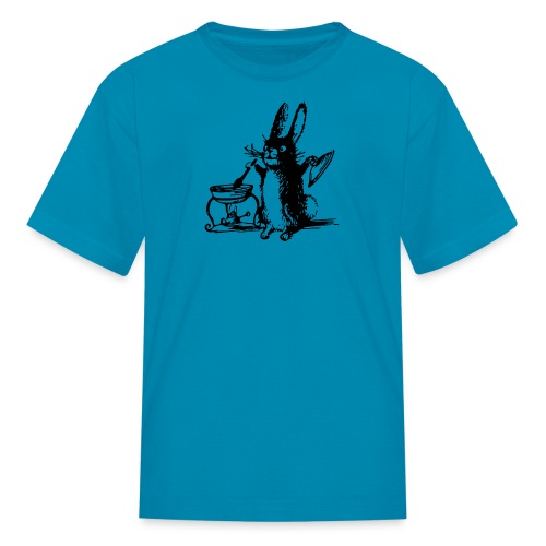 Cute Bunny Rabbit Cooking - Kids' T-Shirt
