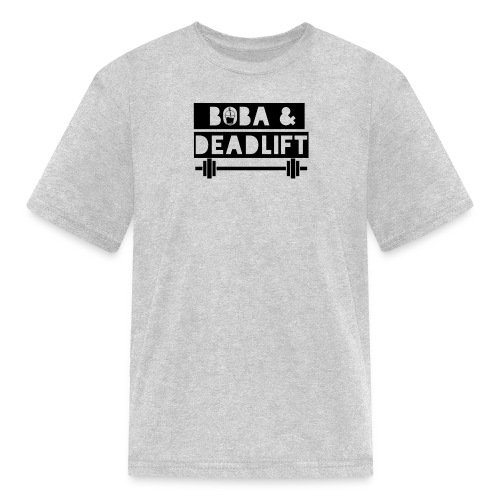 boba and deadlift - Kids' T-Shirt