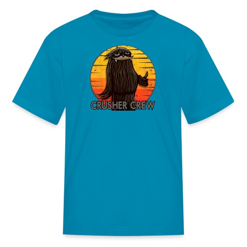 Crusher Crew Cryptid Sunset - Kids' T-Shirt