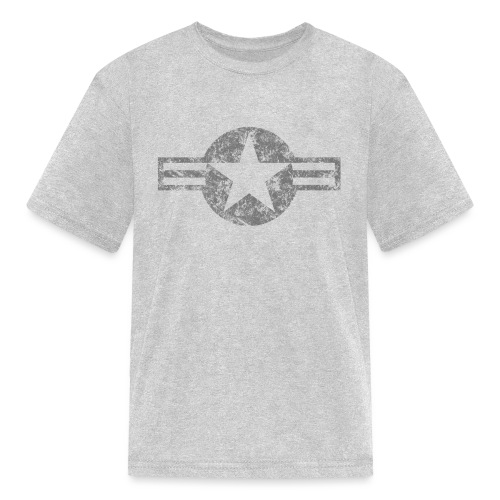USAF Roundel (Low Vis) - Weathered - Kids' T-Shirt