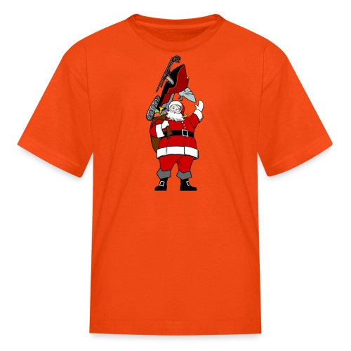 Snowmobile Present Santa - Kids' T-Shirt