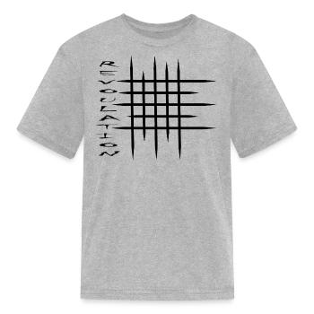 Revolution - Kid's T-Shirt - heather gray - Front