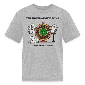 The Casino Ghosts - Kid's T-Shirt - heather gray - Front