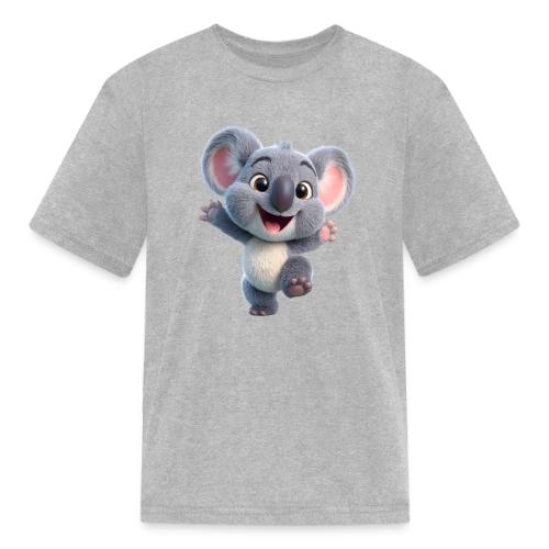 Joyful 3D Baby Koala with Arms Up - Kid's T-Shirt