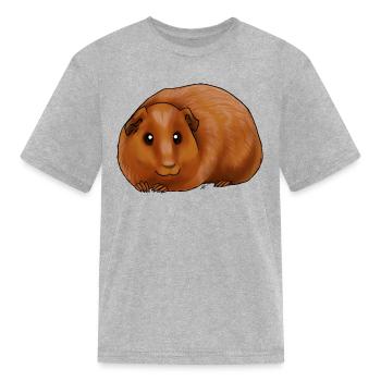Small Mammal American Guinea Pig Red - Kid's T-Shirt - heather gray - Front
