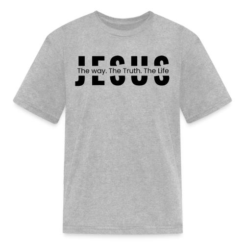Jesus the Truth and the Life Bible Verse Merch - Kid's T-Shirt