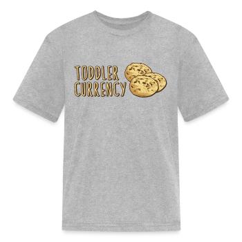 Cookies Toddler Currency - Kid's T-Shirt - heather gray - Front