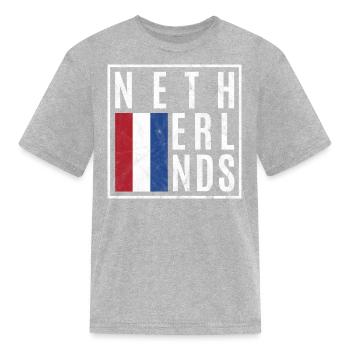 Netherlands - Kid's T-Shirt - heather gray - Front
