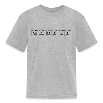 CaNNaBIS - Kid's T-Shirt - heather gray - Front