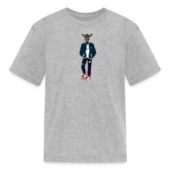Outta bound sportz active wear - Kid's T-Shirt - heather gray - Front