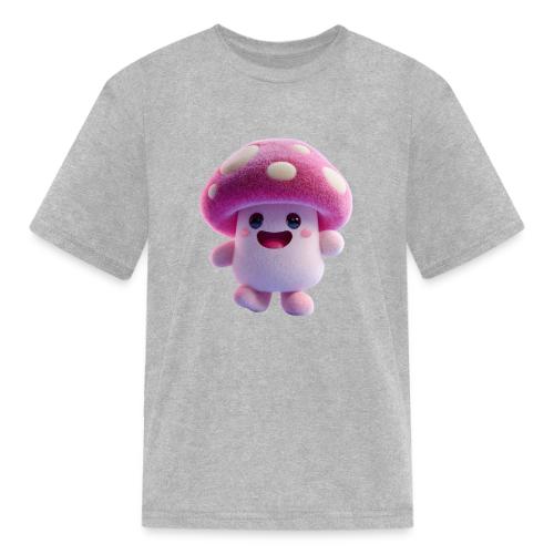 Mushroom: Purple Forest Friend - Kid's T-Shirt
